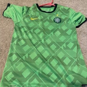Nike Kids Lime Green Soccer Jersey